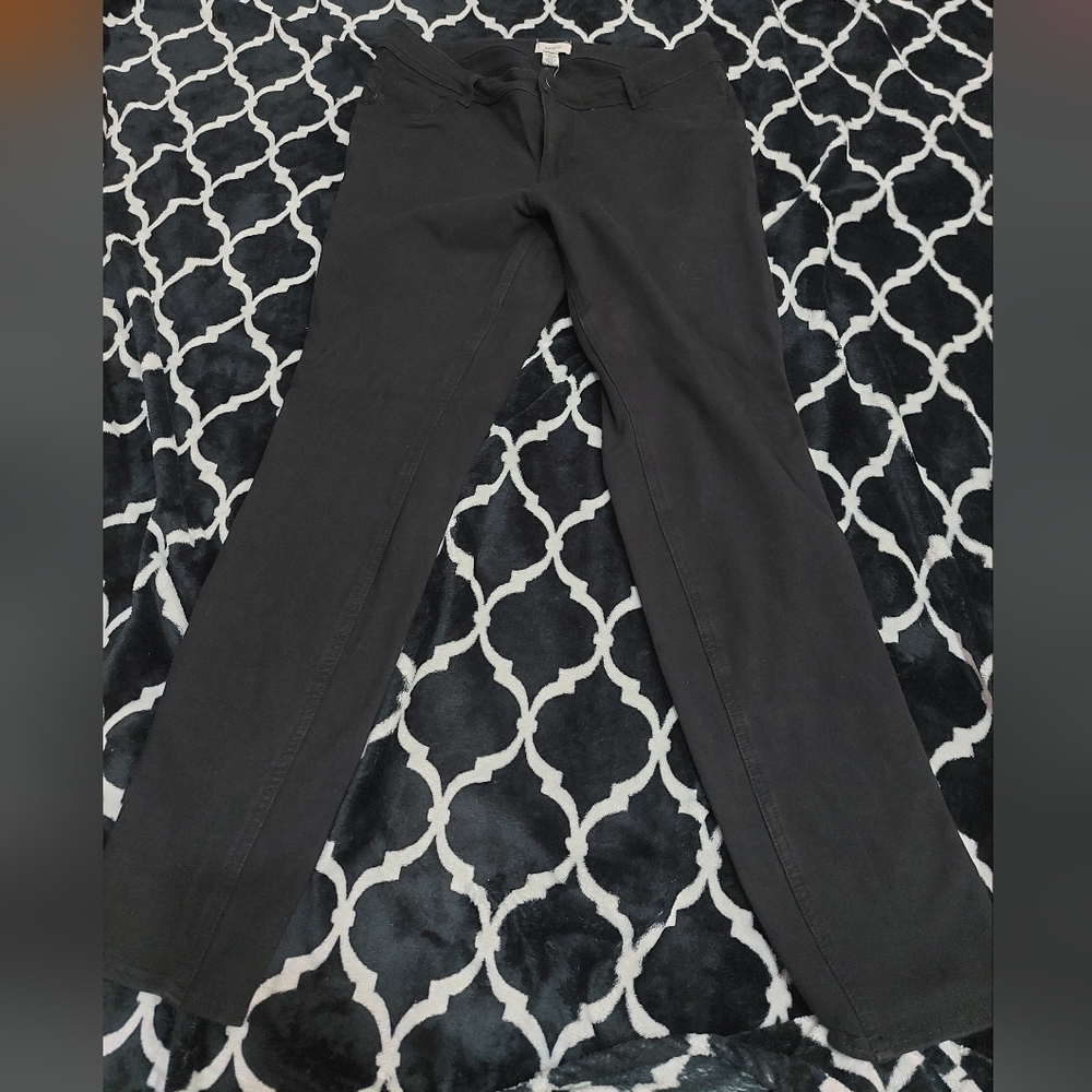 Blue Asphalt Skinny Pants Size 1X Black